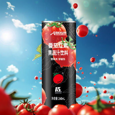 qualité Miel Jus de fruits de tomate 3% énergie 12,4 g de glucides par 100 ml usine