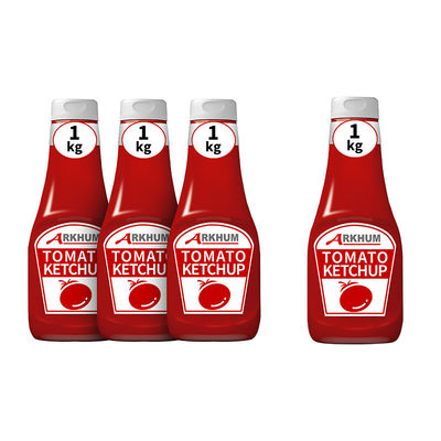 qualité 500 ml de ketchup de tomate de la meilleure qualité savoureux et tentant usine