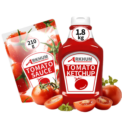 qualité Sauce tomate aromatisée 17.3g glucides 4.6g protéines pour 100g usine