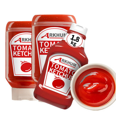 qualité Sauce tomate aromatisée en sachet de 150g et en boîte de 150g avec 7% de la valeur nutritionnelle de référence pour une utilisation facile et rapide usine